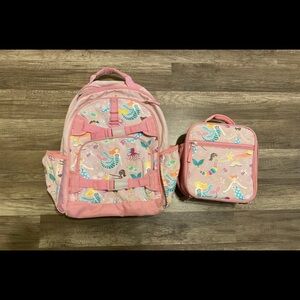 Pottery barn book bag and lunch box